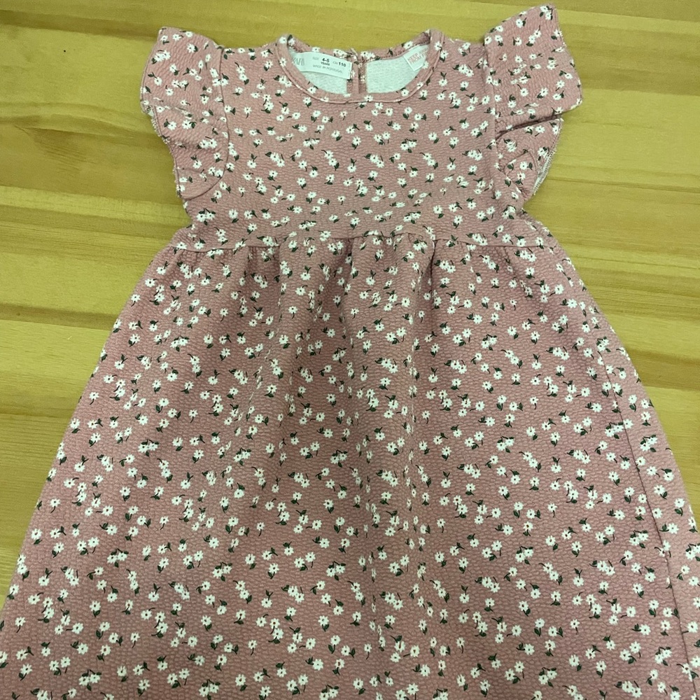 Beautiful little girls floral Zara dress size 4/5